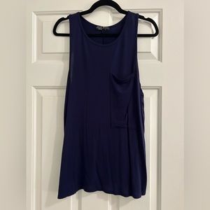 Navy tank top from “Shop Basic”, size small, and only worn once!